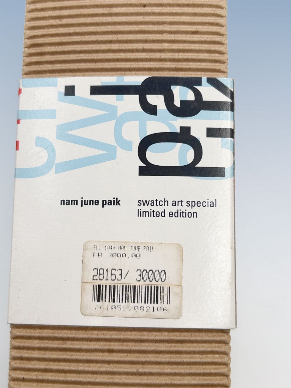 1996 New SWATCH Art Special Limited Edition ZAPPING Nam June Paik SLZ104 - Picture 7 of 8